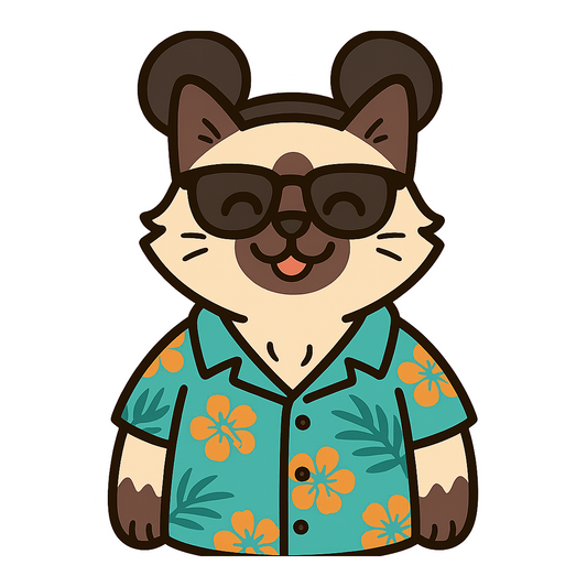 Magic Birman Cat - Bordered Artwork