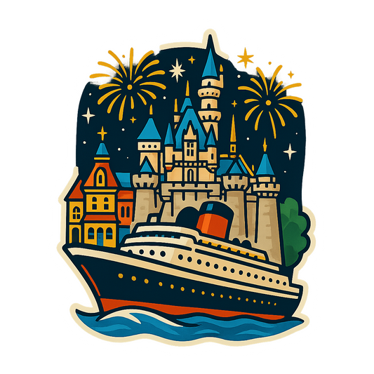 Magical Castle Voyage - Bordered Artwork