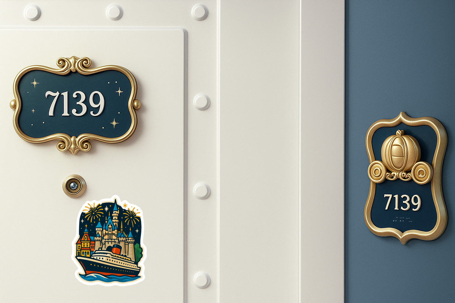 Magical Castle Voyage - Door Style 2 Mockup