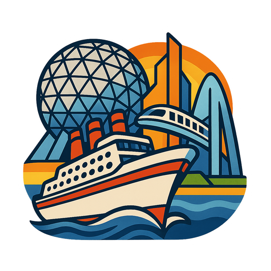 Future World Sailing - Bordered Artwork
