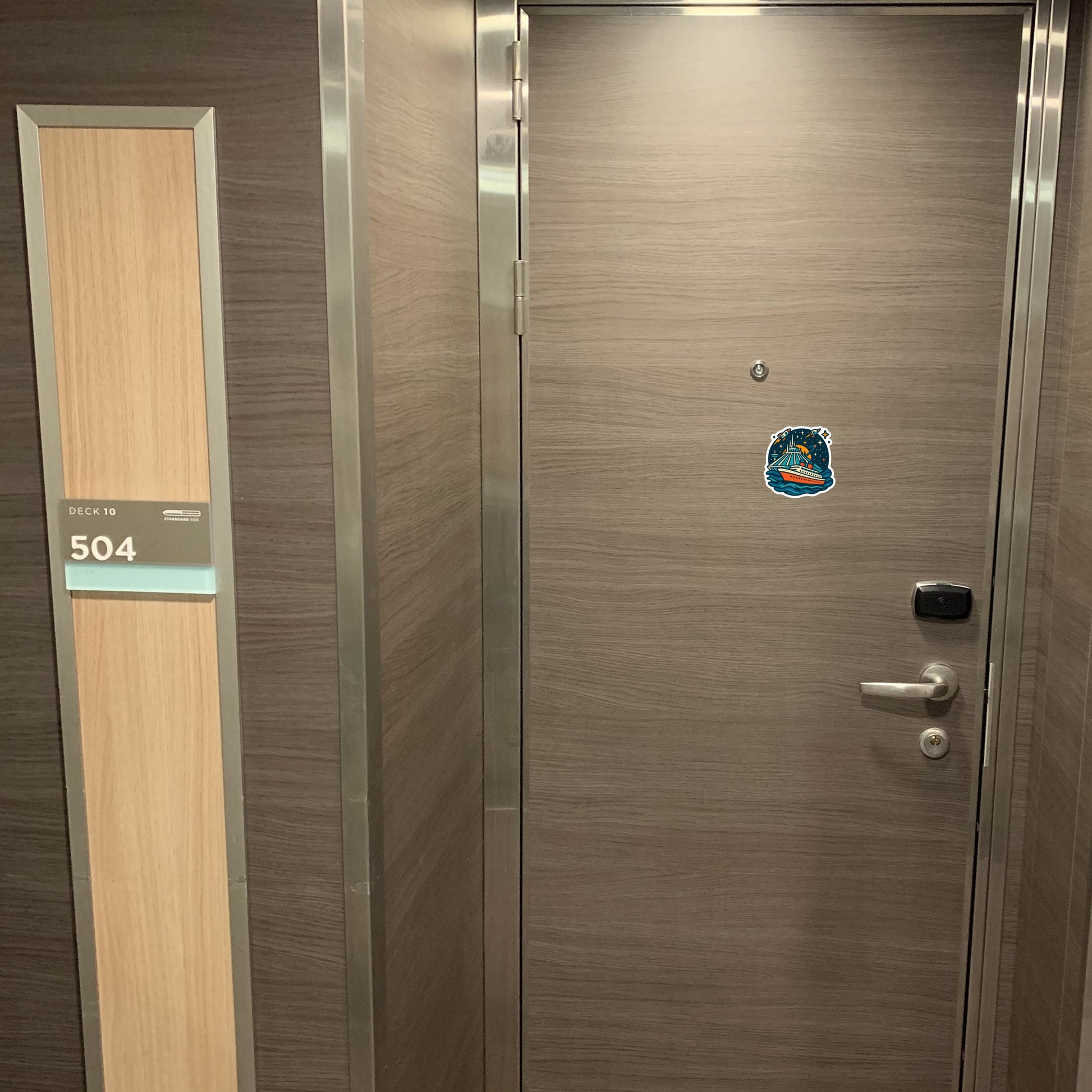 Cosmic Voyage Cruise - Door Style Mockup