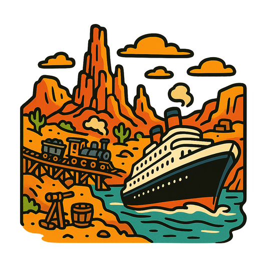 Big Thunder Cruise - Bordered Artwork
