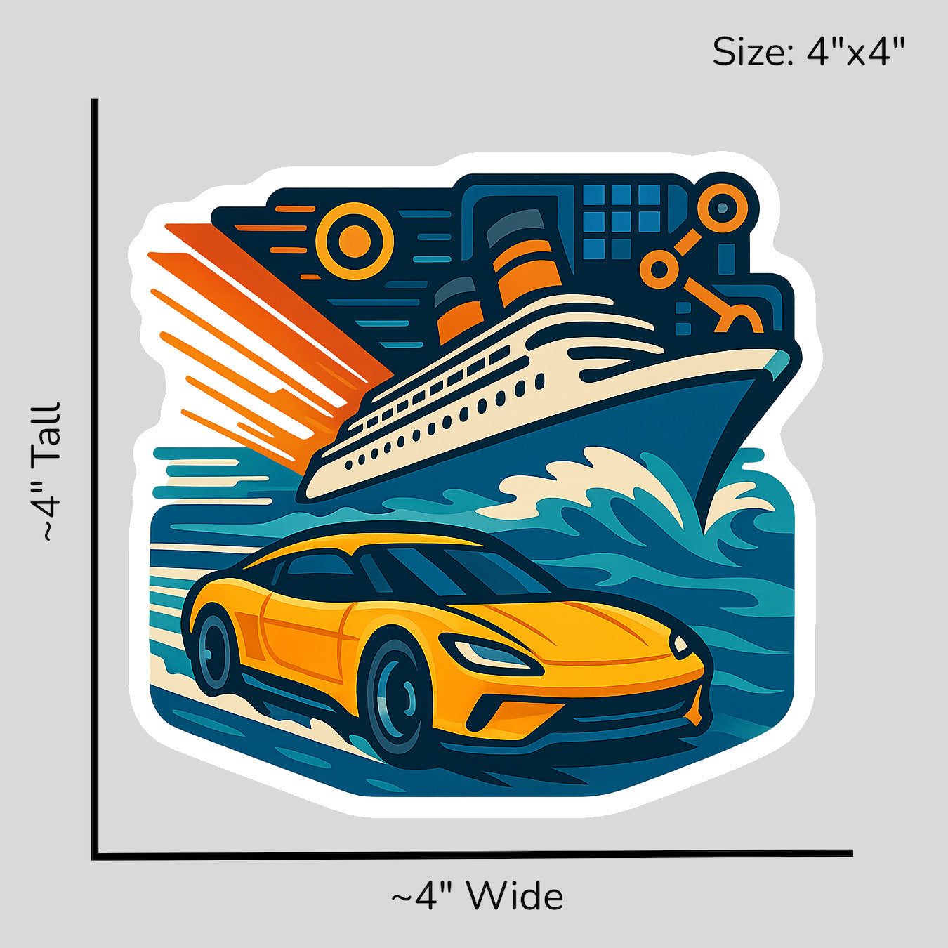 Speed Track Cruise - Size Reference Mockup