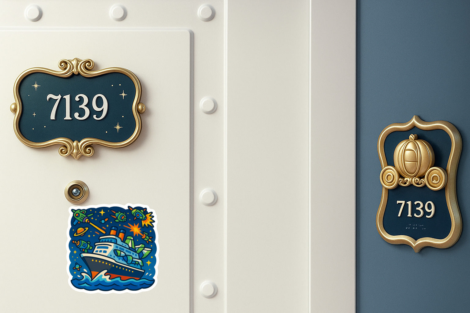 Space Ranger Cruise - Door Style 2 Mockup