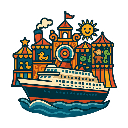 Toy Carnival Cruise - Bordered Artwork