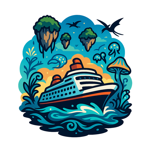 Fantasy Flight Cruise - Bordered Artwork
