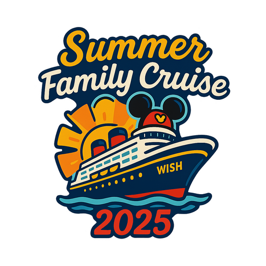 Summer Family Cruise 2025 - Bordered Artwork