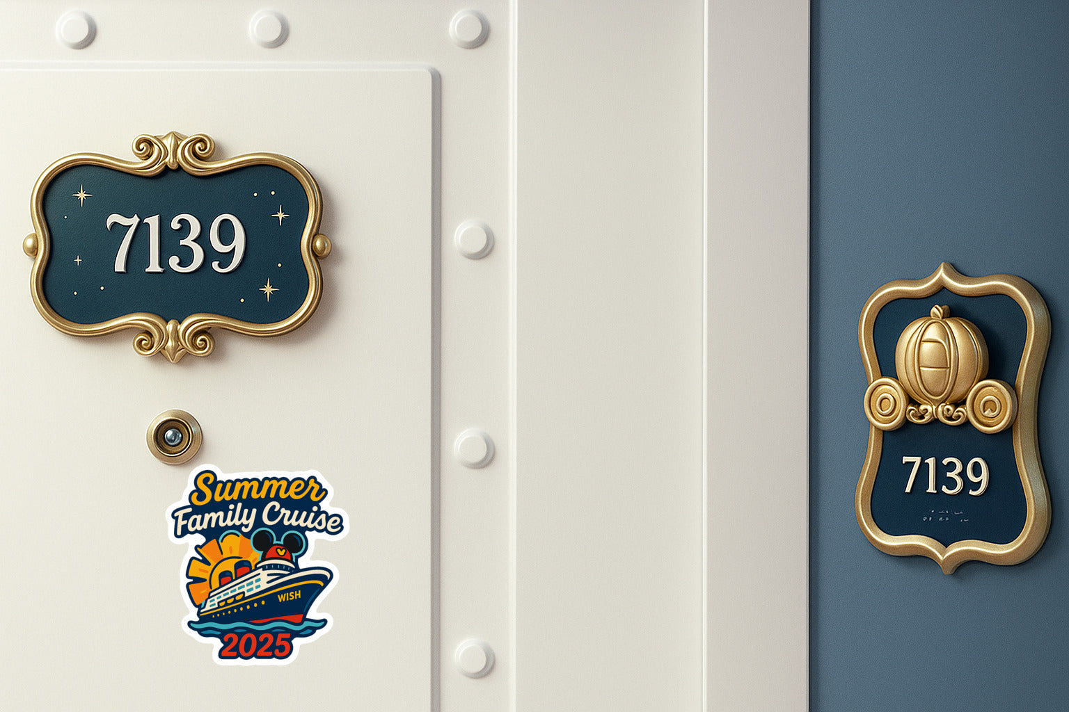 Summer Family Cruise 2025 - Door Style 2 Mockup