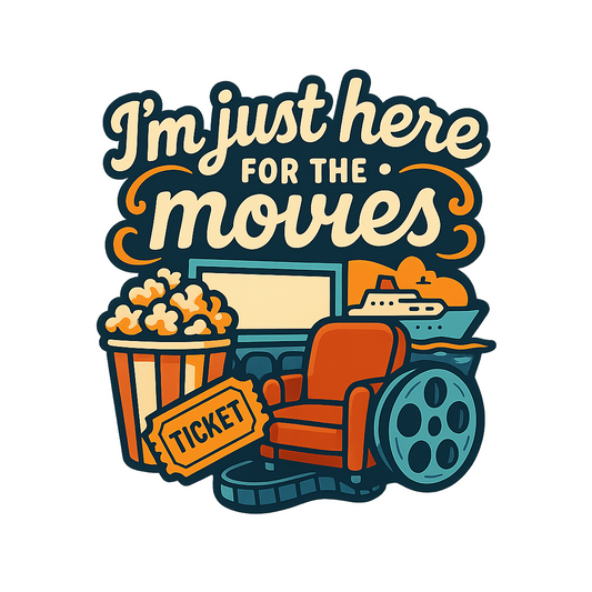 Just Here for Movies - Bordered Artwork