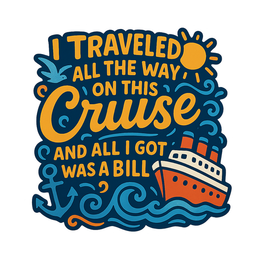 Cruise Bill Blues - Bordered Artwork