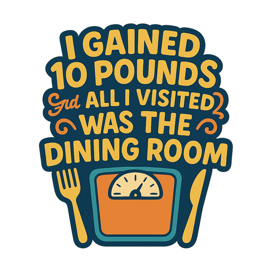 Dining Room Tourist - Bordered Artwork