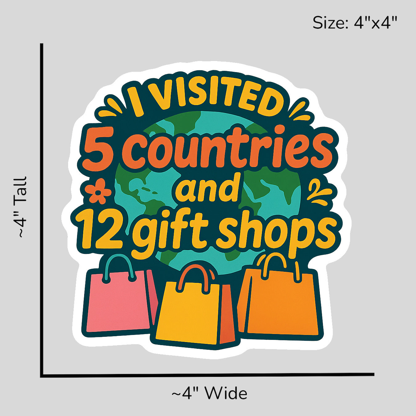 Gift Shop Explorer - Size Reference Mockup