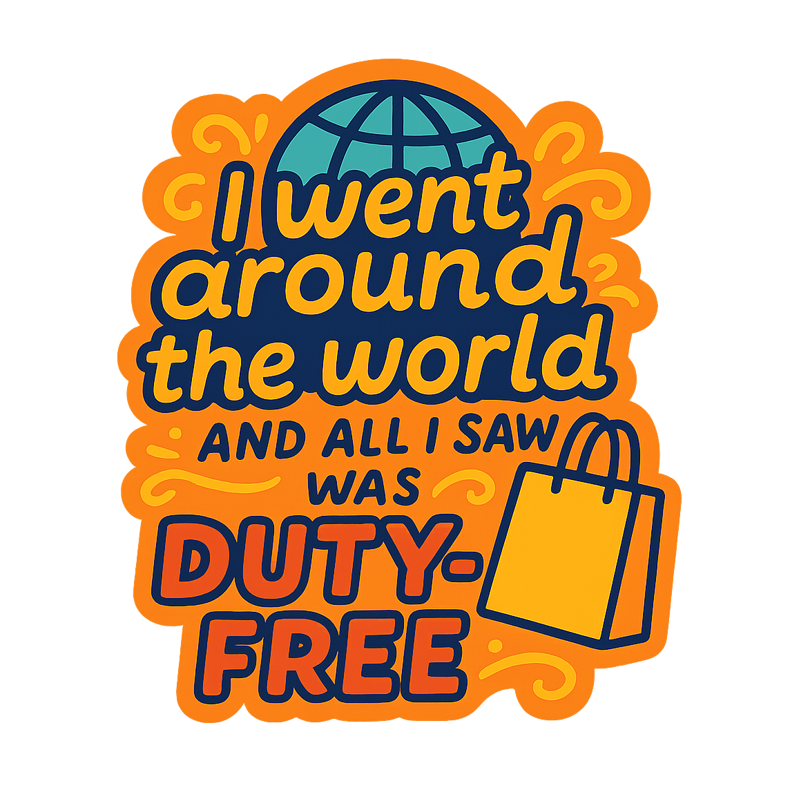 Duty Free World Tour - Bordered Artwork