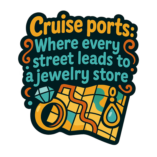 Jewelry Store Streets - Bordered Artwork