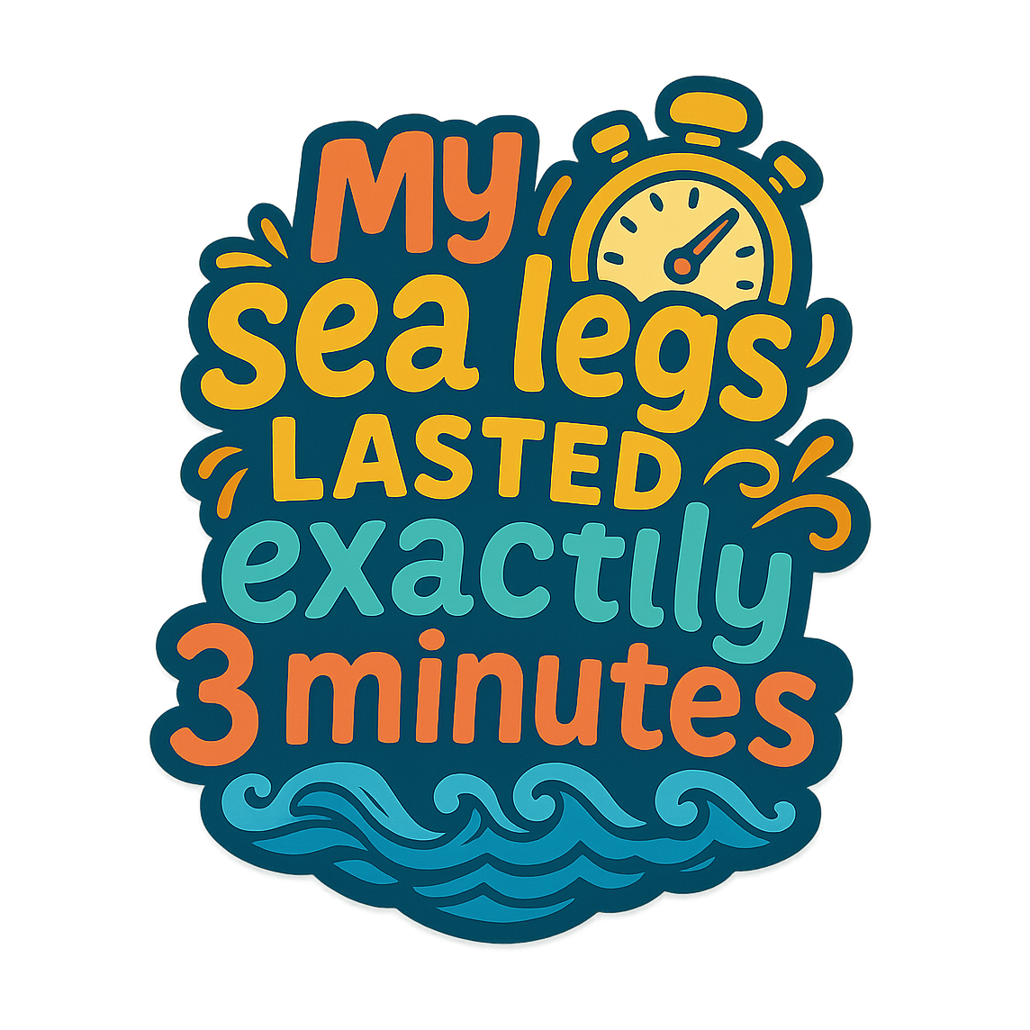 Three Minute Sea Legs - Bordered Artwork