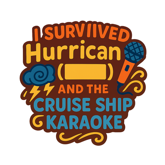 Hurricane Karaoke Survivor - Bordered Artwork