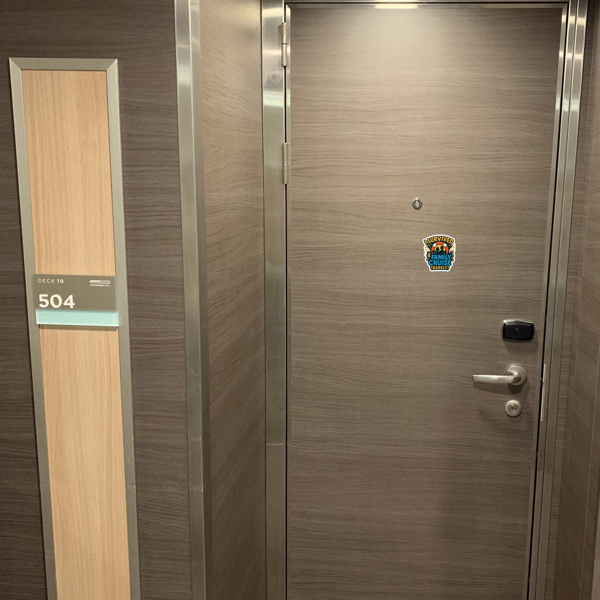 Family Cruise Survival - Door Style Mockup