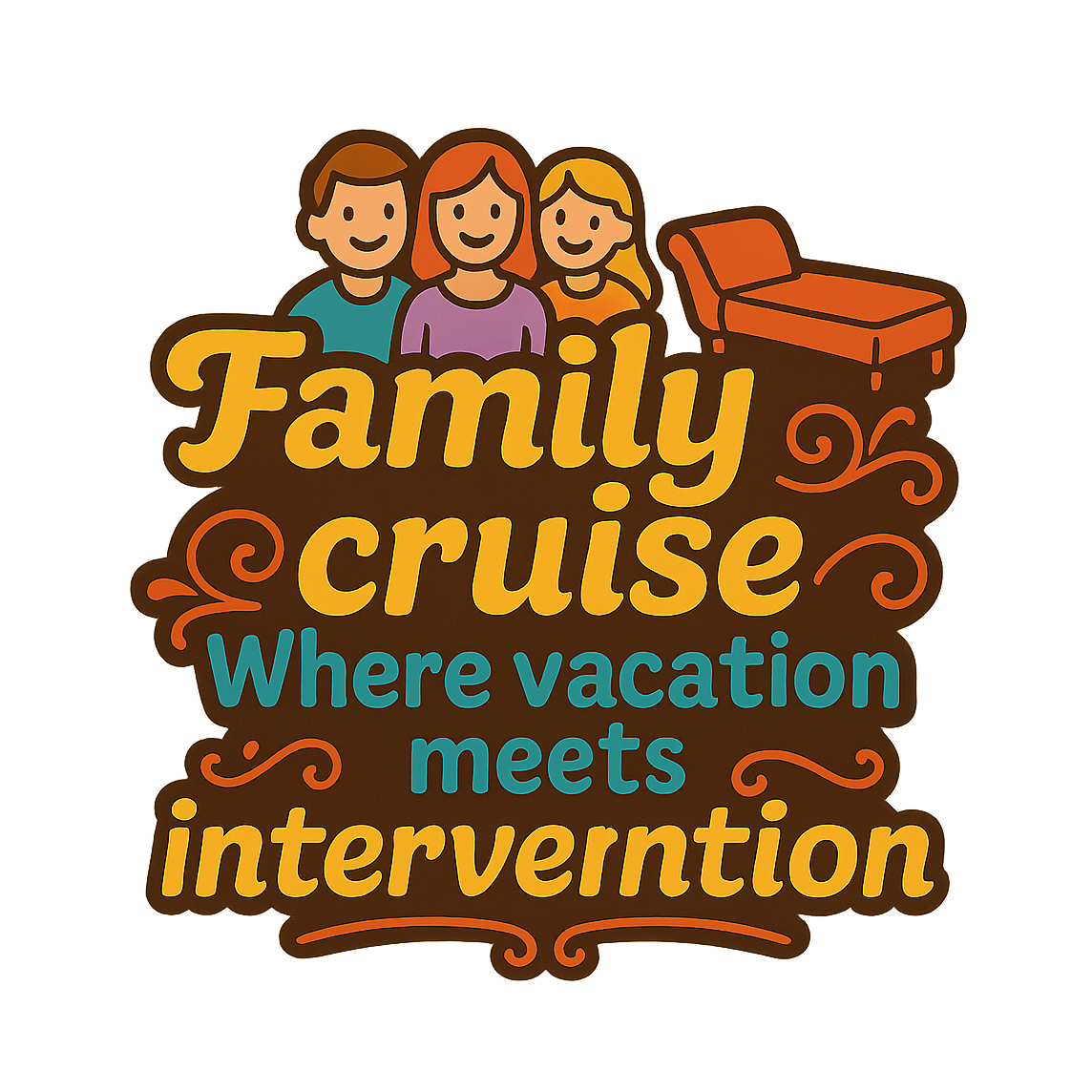 Vacation Intervention - Bordered Artwork