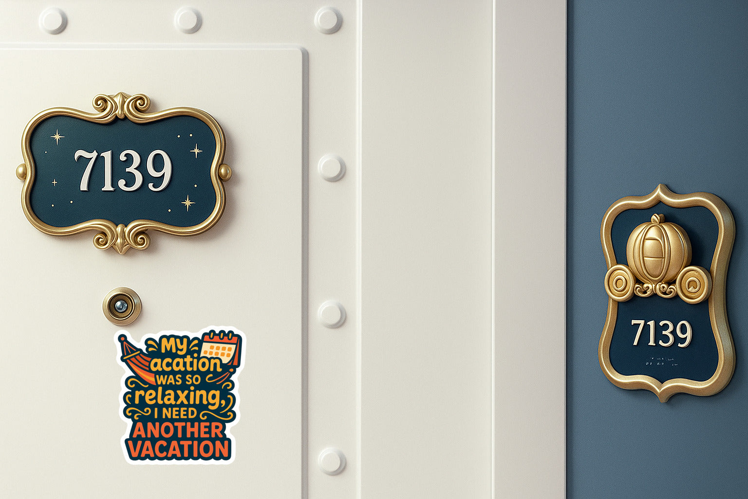 Vacation from Vacation - Door Style 2 Mockup