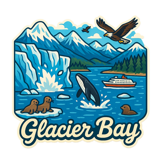 Glacier Bay Adventure - Bordered Artwork