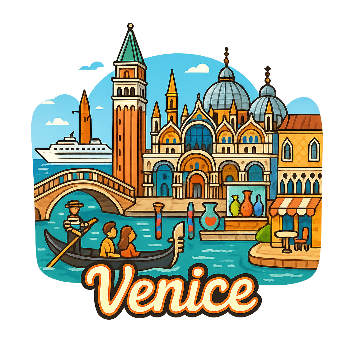 Venetian Dreams - Bordered Artwork