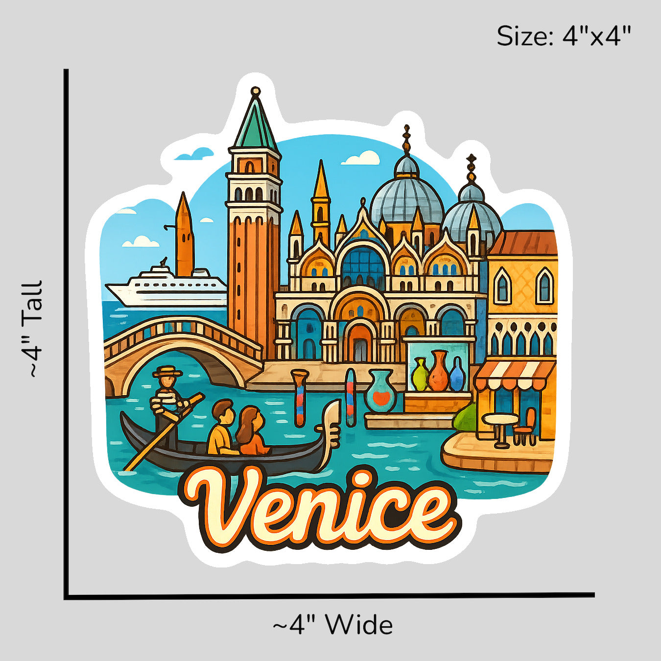 Venetian Dreams - Size Reference Mockup