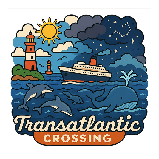 Transatlantic Crossing - Bordered Artwork