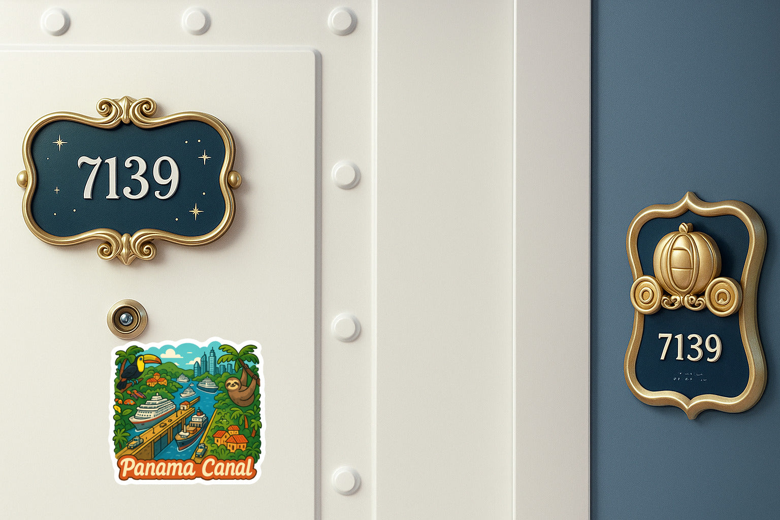 Panama Canal Wonder - Door Style 2 Mockup