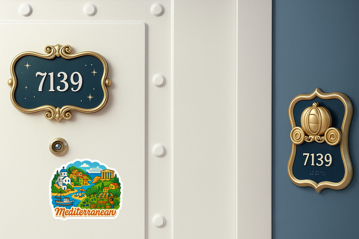 Mediterranean Mosaic - Door Style 2 Mockup