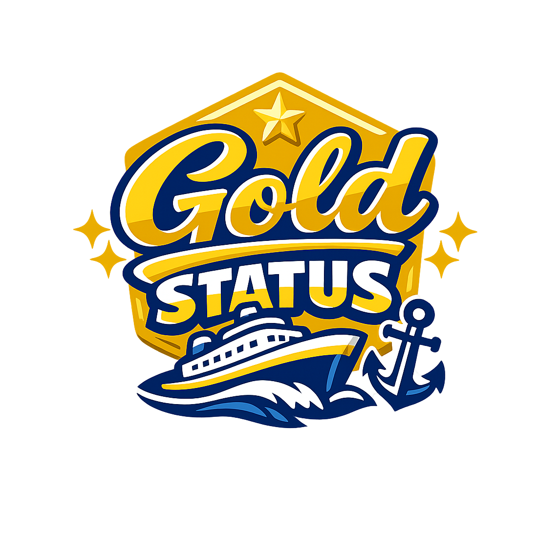 Gold Status Cruiser - Bordered Artwork