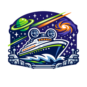 Space Ranger Cruise - Bordered Artwork