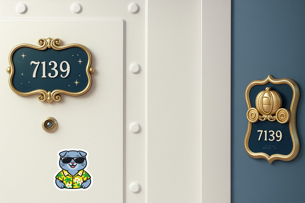 Tropical Scottish Fold - Door Style 2 Mockup