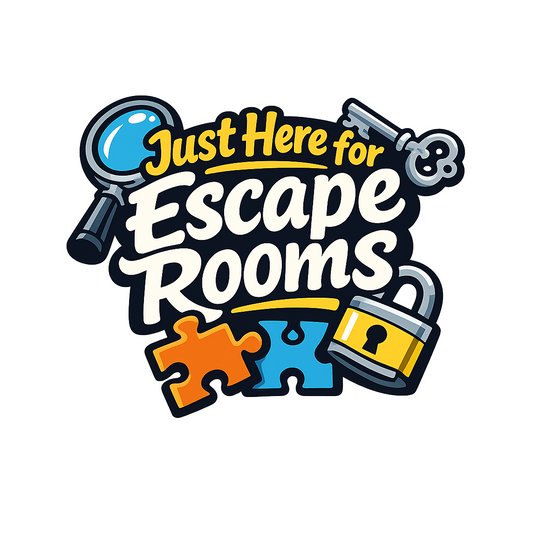 Just Here for Escape Rooms - Bordered Artwork