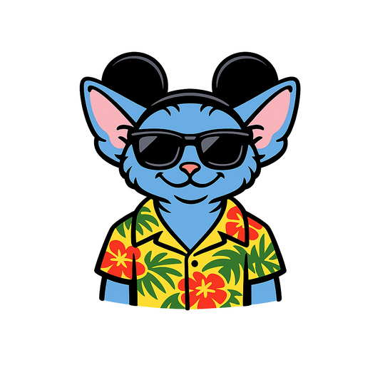 Magic Devon Rex - Bordered Artwork