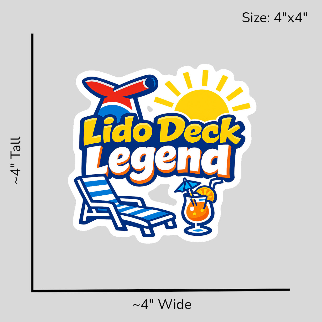 Lido Deck Legend - Size Reference Mockup