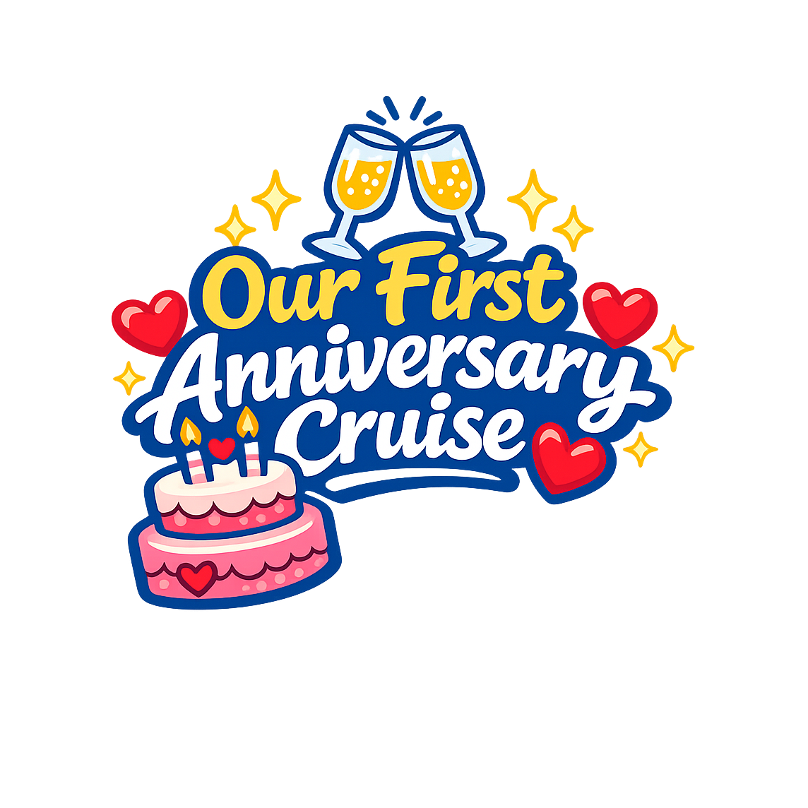 First Anniversary - Bordered Artwork