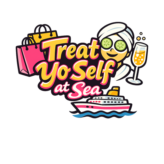 Treat Yo Self at Sea - Bordered Artwork