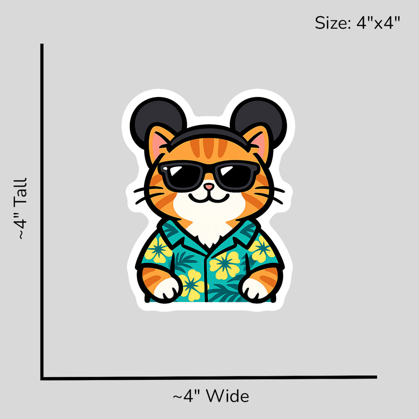 Magic Munchkin Cat - Size Reference Mockup