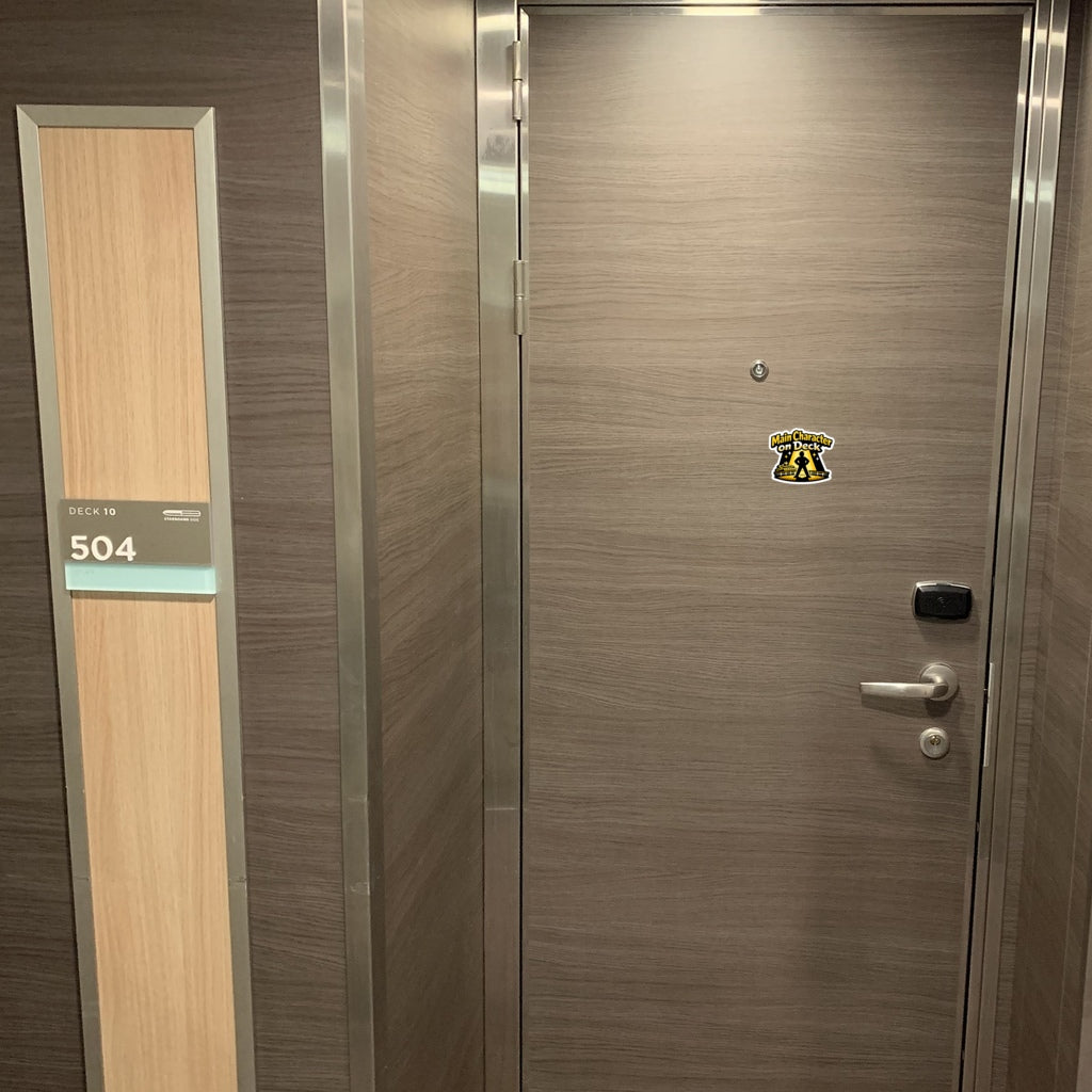 Main Character on Deck - Door Style Mockup