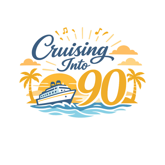 Cruising Into 90 - Bordered Artwork