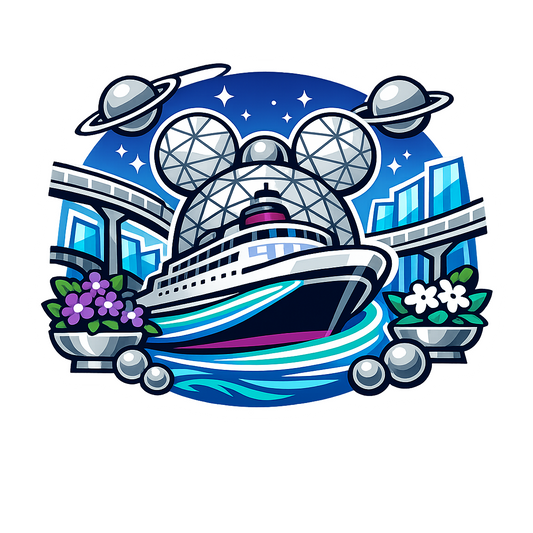 Future World Sailing - Bordered Artwork