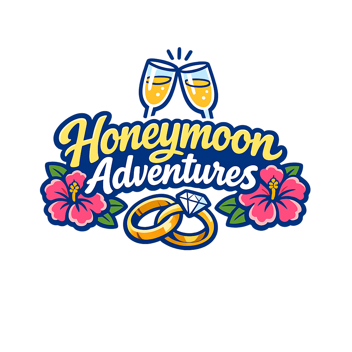 Honeymoon Adventures - Bordered Artwork