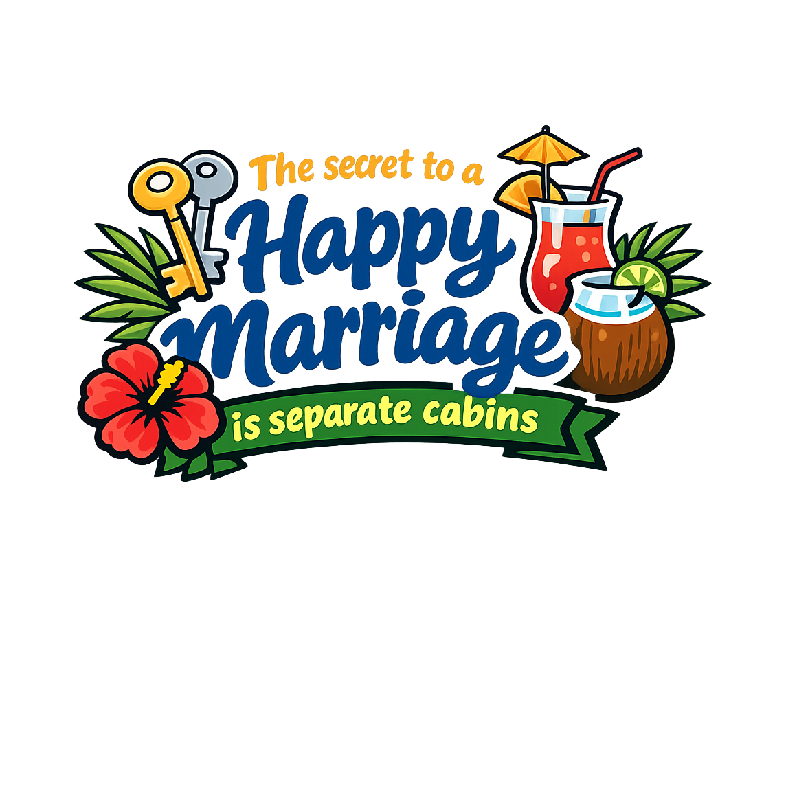 Separate Cabins Wisdom - Bordered Artwork