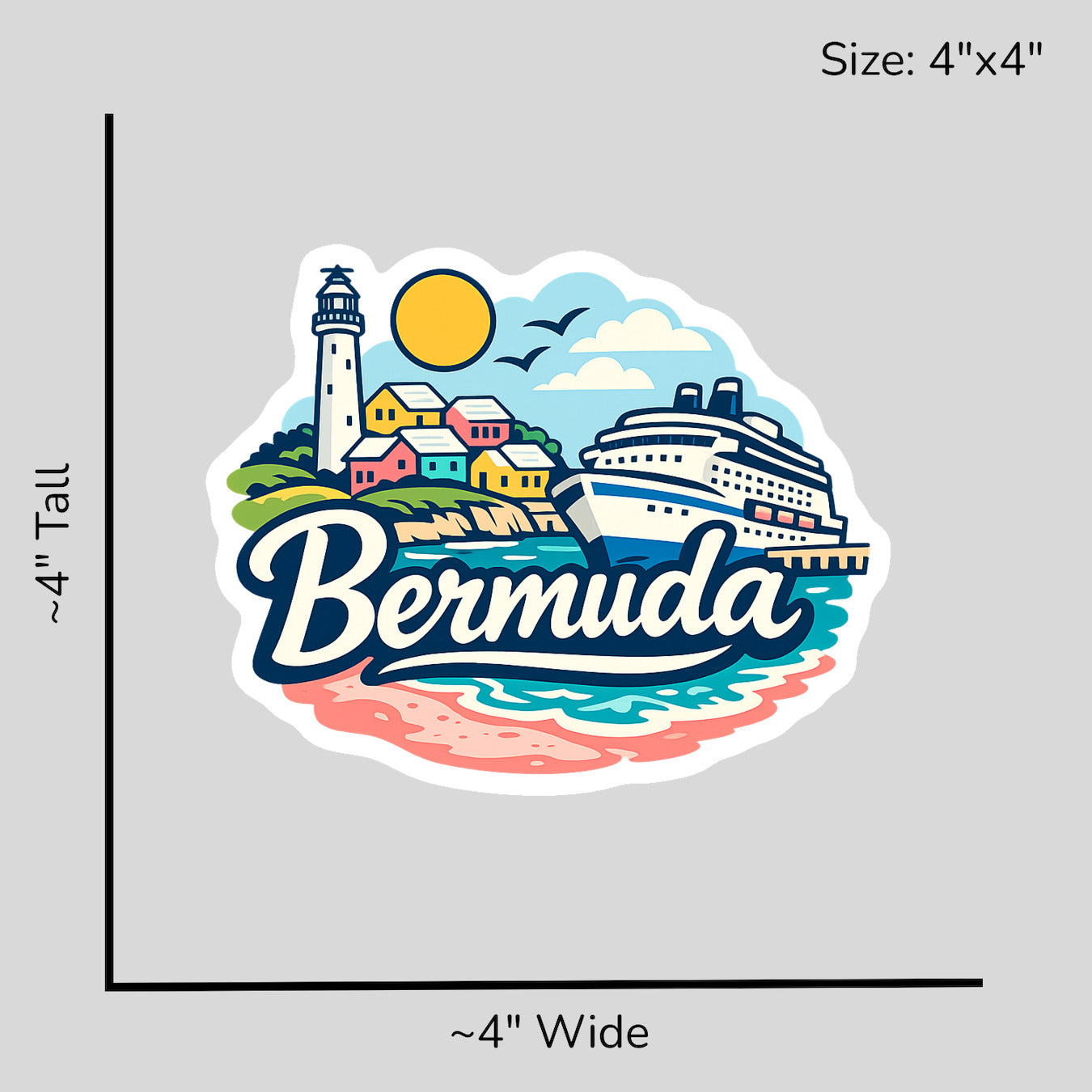 Bermuda Bliss - Size Reference Mockup