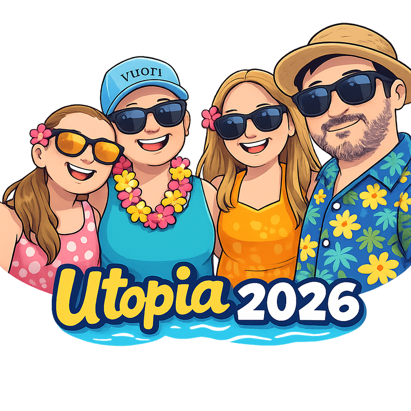 Creative family cruise door magnet with destination theme