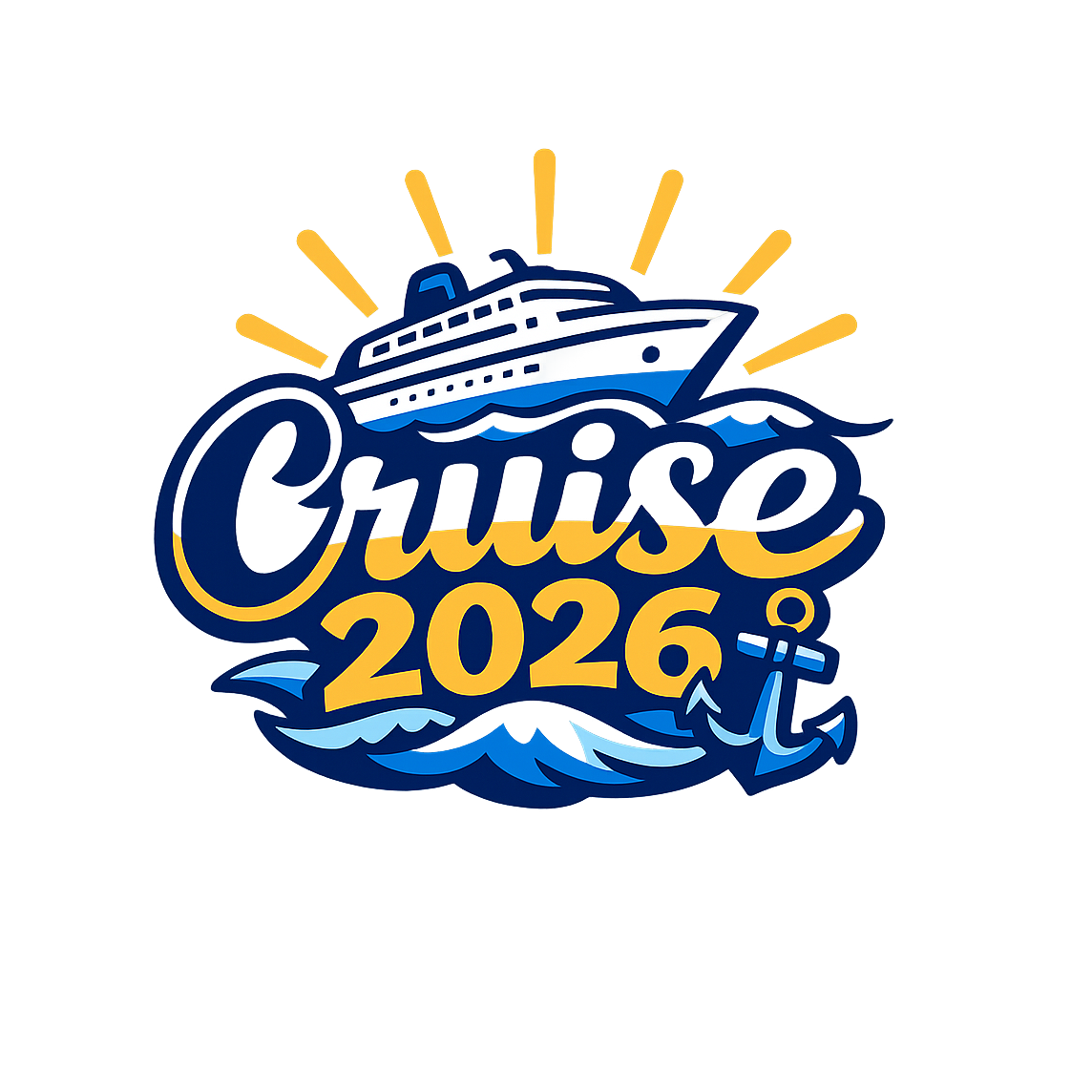 Cruise 2026 - Bordered Artwork