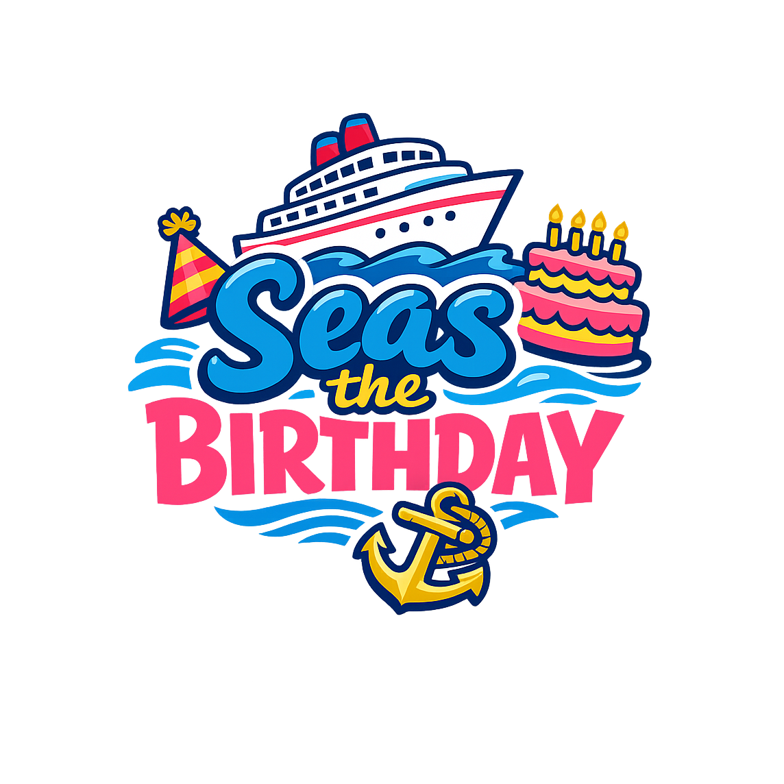 Seas the Birthday - Bordered Artwork