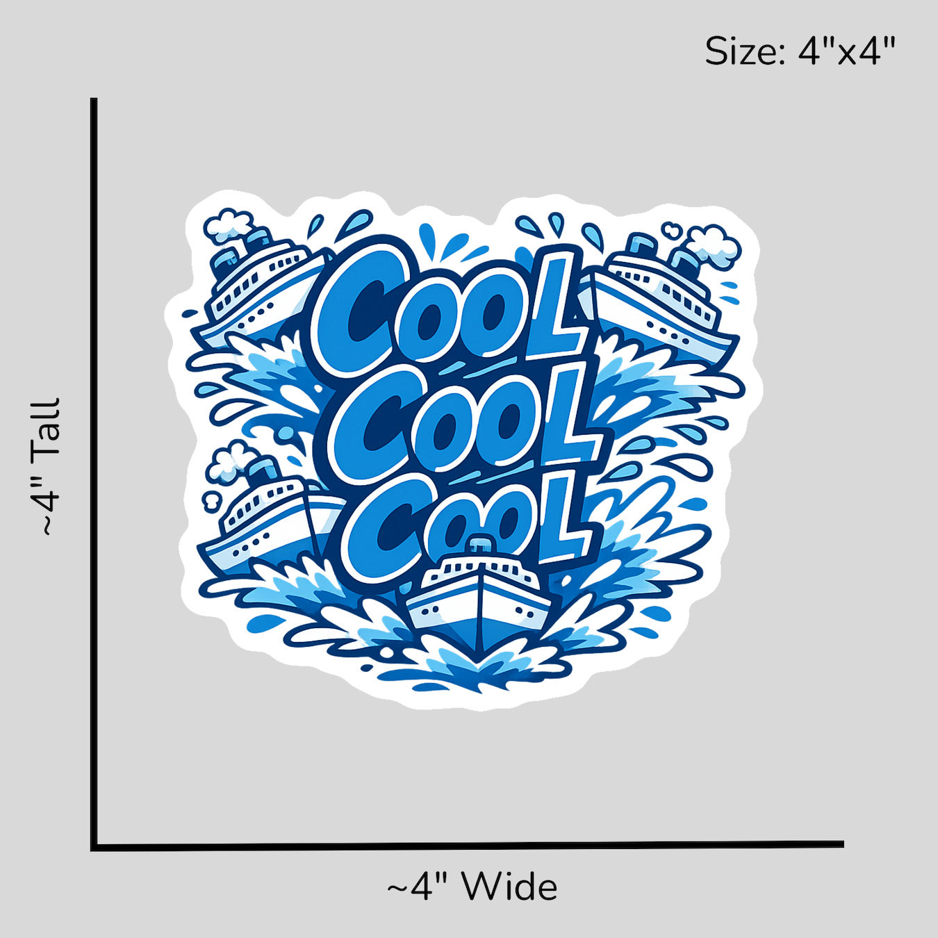 Cool Cool Cool - Size Reference Mockup