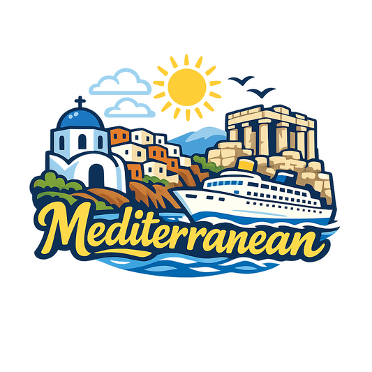 Mediterranean Mosaic - Bordered Artwork