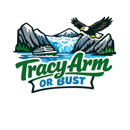 Tracy Arm or Bust - Bordered Artwork